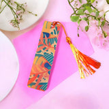 Orange Abstract Pattern Bookmark
