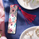 Pink Floral Bookmark