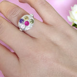 Colourful Circle Ring