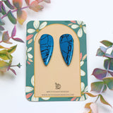 Turquoise Style Dagger Stud Earrings